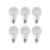 LED lamp E27 A60 4,9W 3.000K opaal 6 per set