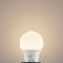 LED lamp E27 A60 4,9W 3.000K opaal 3 per set