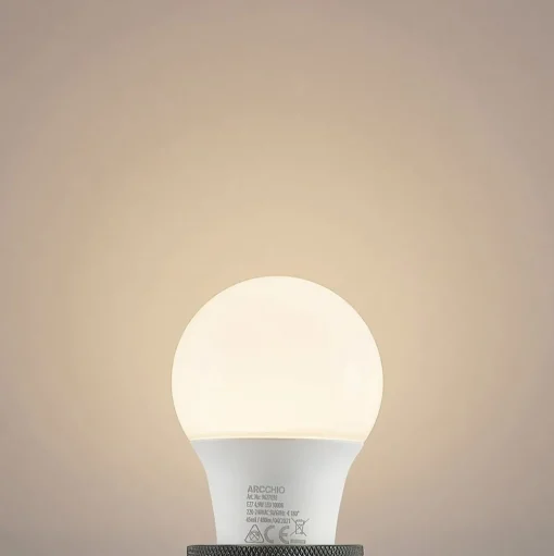 LED lamp E27 A60 4,9W 3.000K opaal 3 per set
