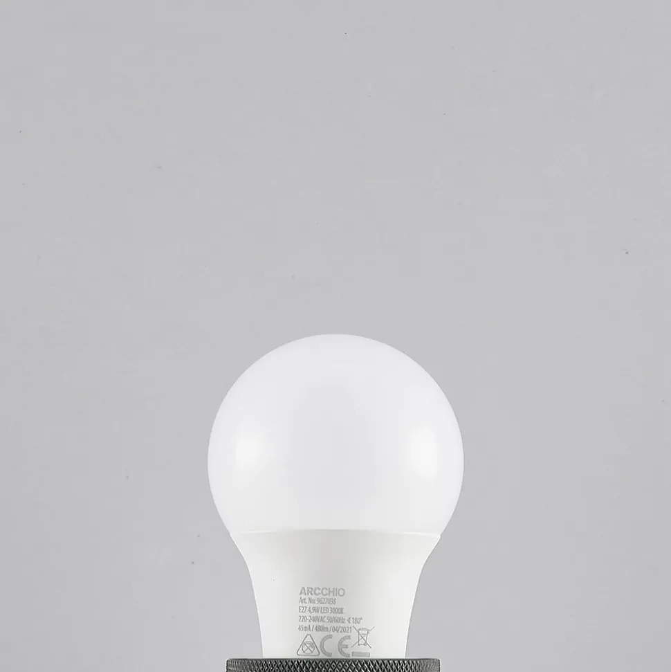 LED lamp E27 A60 4,9W 3.000K opaal 10 per set