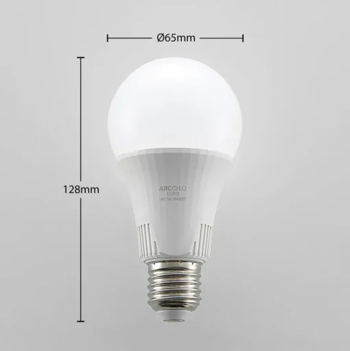 LED lamp E27 A65 15W 3.000K 3-step-dimbaar