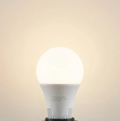 LED lamp E27 A65 15W 3.000K 3-step-dimbaar