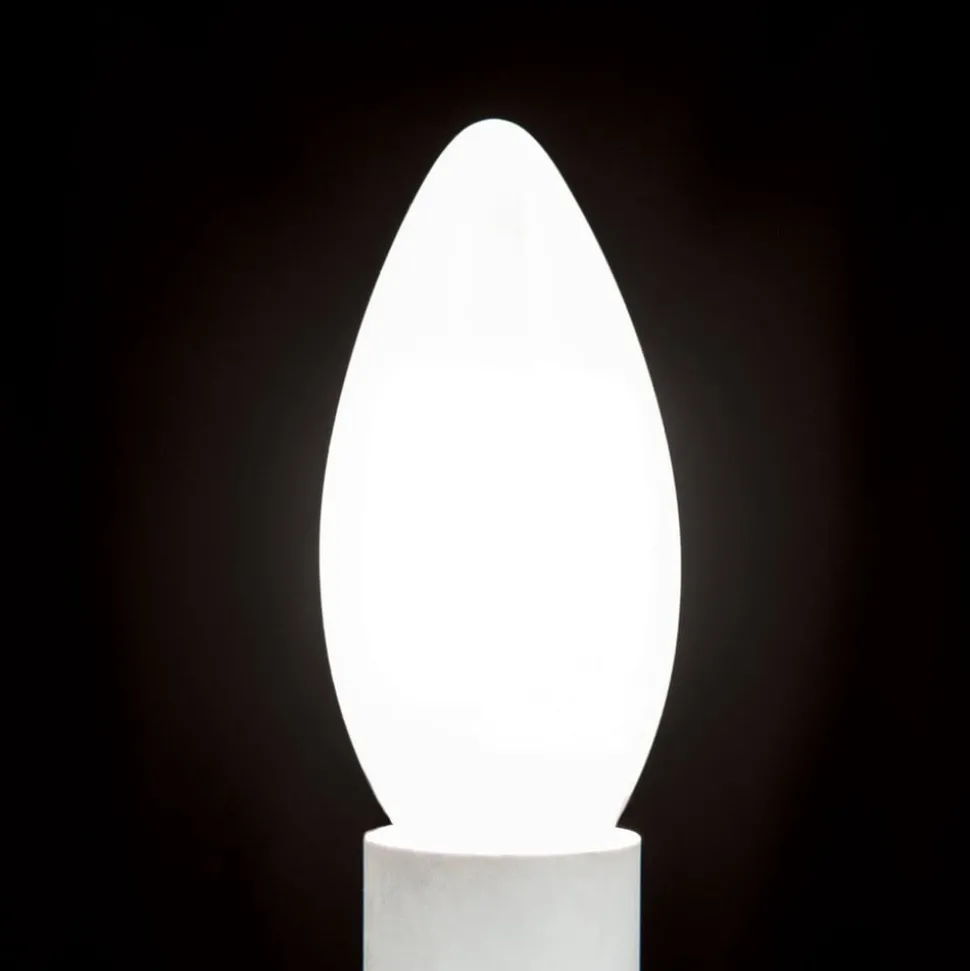 LED lamp E14 C35, mat, 6W, 2700 K, 720 lm, dimbaar