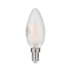 LED lamp E14 C35, mat, 2W, 2.700 K, 180 lm, dimbaar