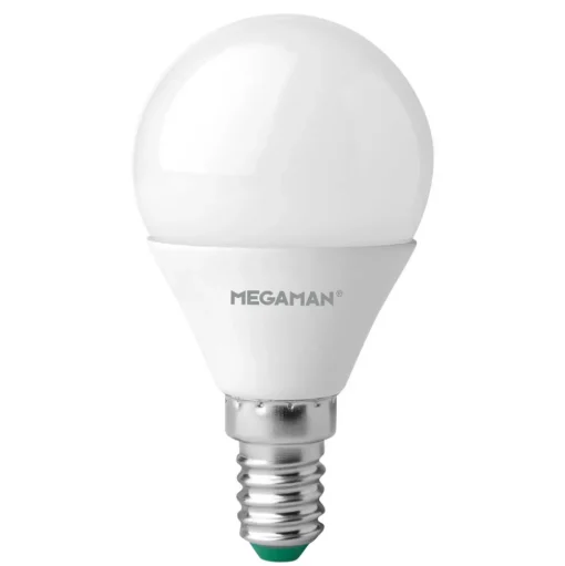 LED lamp E14 druppel 4,9W, opaal, universeel wit