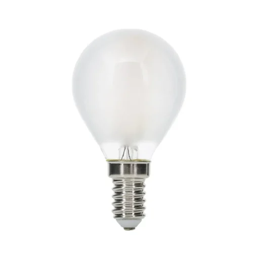 LED lamp E14 G45, mat, 6W, 2.700 K, 720 lm, dimbaar