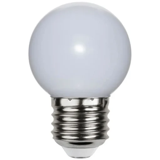 LED lamp E27 G45 voor lichtkettingen, wit 2.700K