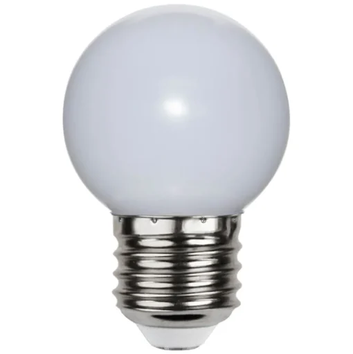 LED lamp E27 G45 voor lichtkettingen, wit 6.500K