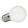 LED lamp E27 G45 4,5W mat 827 dimbaar