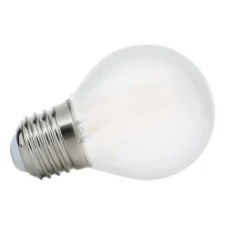 LED lamp E27 G45 4,5W mat 827 dimbaar
