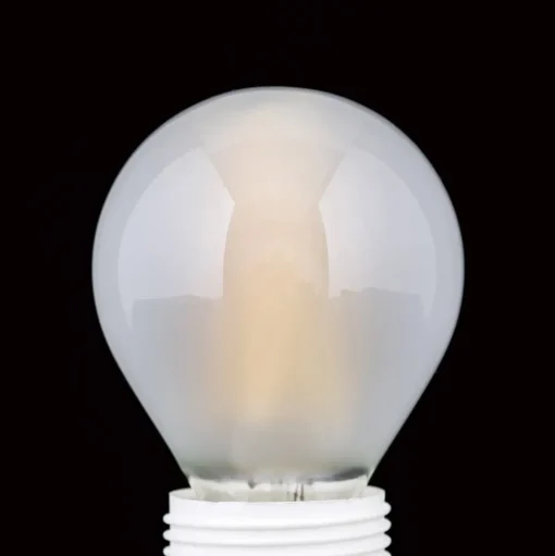 LED lamp E27 G45 4,5W mat 827 dimbaar
