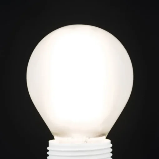 LED lamp E27 G45 4,5W mat 827 dimbaar