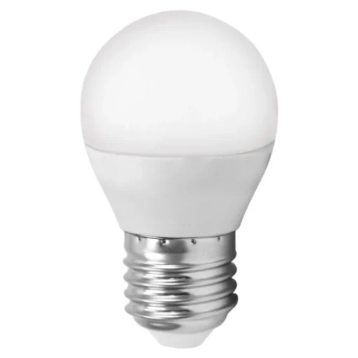 LED lamp E27 G45 5W Miniglobe, universeel wit