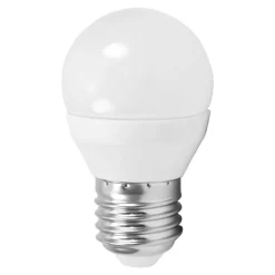 LED lamp E27 G45 5W Miniglobe, universeel wit