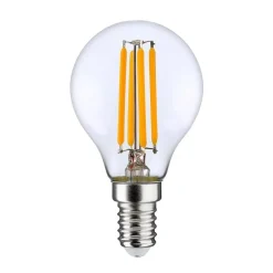 LED lamp E14 P45, 4W, helder, 2.700K, dimbaar, set van 3