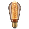 LED lamp E27 ST64 4W Binnengloed spiraalpatroon