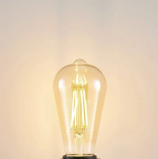 LED lamp E27 ST64 6,5W 2.500K amber 3-step-dimmer