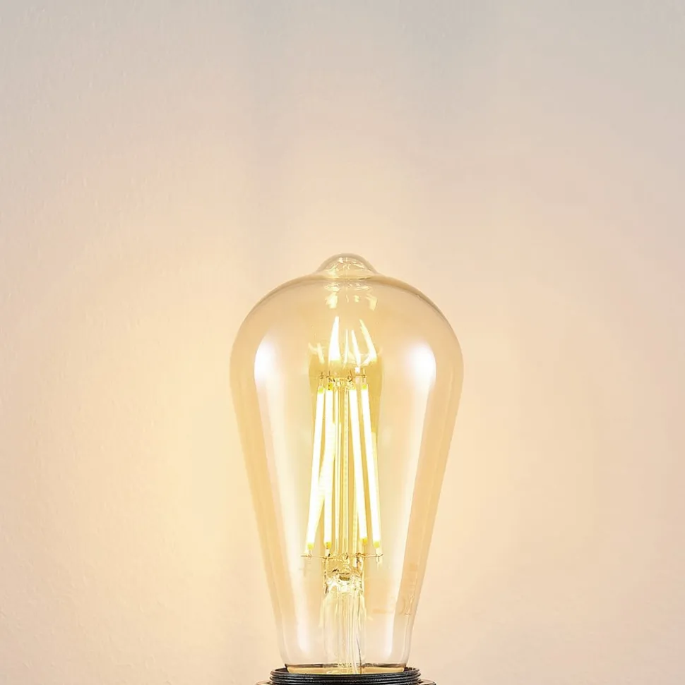 LED lamp E27 ST64 6,5W 2.500K amber 3-step-dimmer