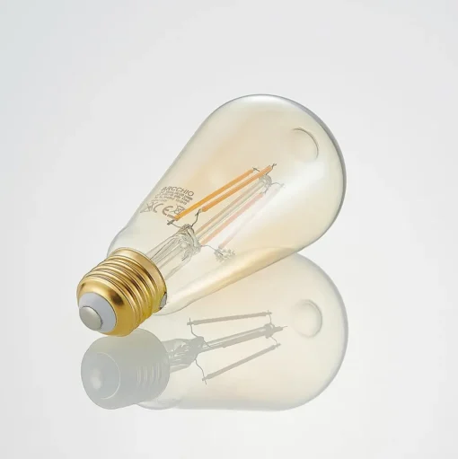 LED lamp E27 ST64 6,5W 2.500K amber 3-step-dimmer