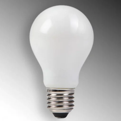 LED lamp E27 4,5W 827 gesatineerd