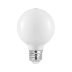 LED lamp E27 4W G80 2.700K dimbaar opaal 3 per set