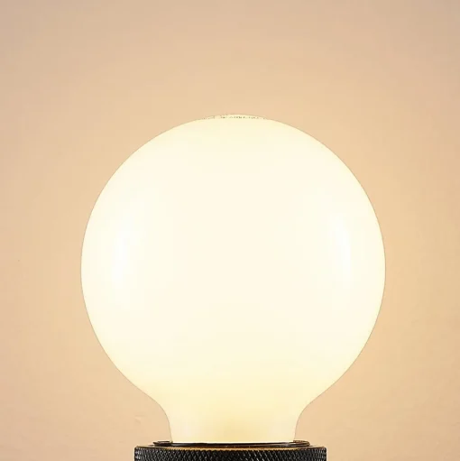 LED lamp E27 4W G80 2.700K dimbaar opaal 3 per set