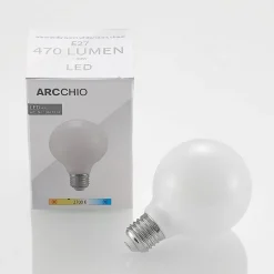 LED lamp E27 4W G80 2.700K dimbaar opaal 3 per set