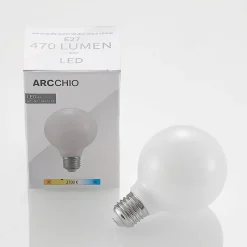 LED lamp E27 4W G80 2.700K dimbaar, opaal