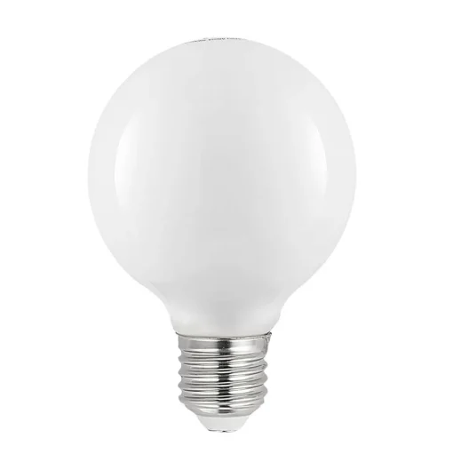 LED lamp E27 8W G80 2.700K dimbaar, opaal