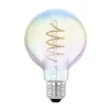 LED lamp E27 4W G80 2000K filament iriserend dim