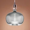 LED lamp E27 4W Groot formaat appelvorm filament chroom
