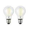 LED lamp E27 5W helder 3000K 1055 lm EEK A 2er