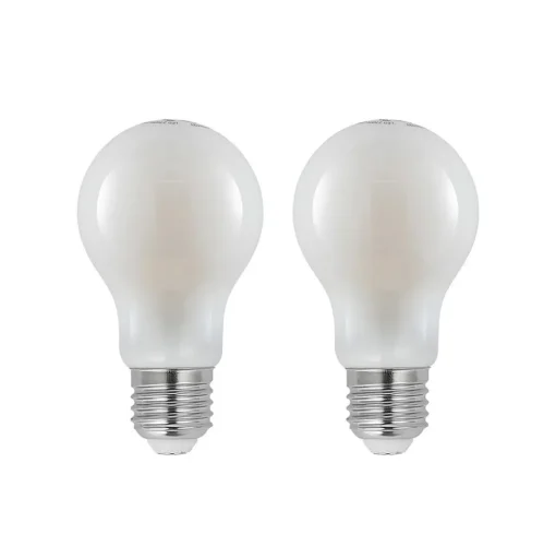 LED lamp E27 4W 2.700K dimbaar, opaal 2 per set