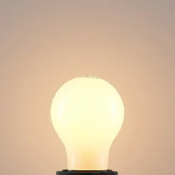 LED lamp E27 4W 2.700K dimbaar, opaal 2 per set