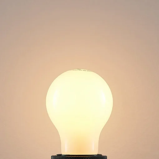 LED lamp E27 4W 2.700K dimbaar, opaal 2 per set