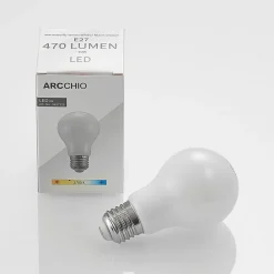 LED lamp E27 4W 2.700K dimbaar, opaal 2 per set
