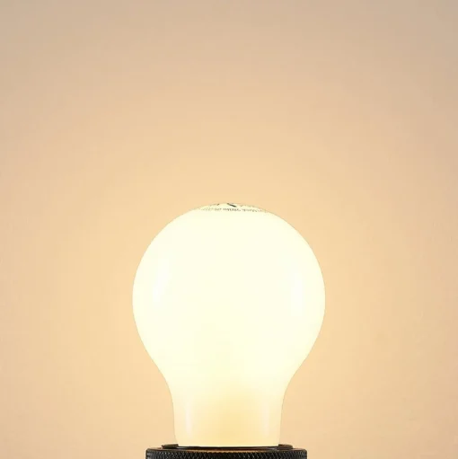 LED lamp E27 8W 2.700K dimbaar opaal 2 per set