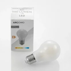 LED lamp E27 8W 2.700K dimbaar opaal 2 per set