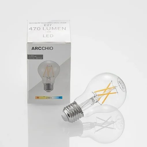 LED lamp E27 4W 2.700K filament, dimbaar, helder