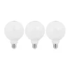 LED lamp E27 8W 2.700K G95 bol dimbaar opaal per 3