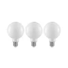 LED lamp E27 4W 2.700K G95 bol dimbaar opaal per 3