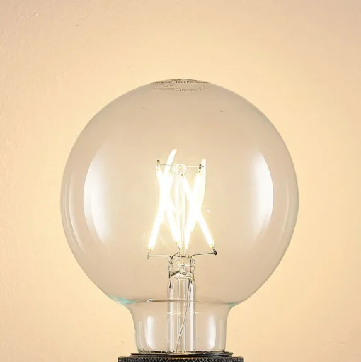 LED lamp E27 4W 2.700K G95 bollamp filament