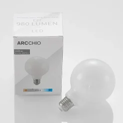 LED lamp E27 8W 2.700K G95 bollamp dimbaar, opaal