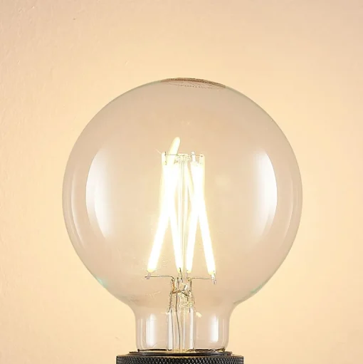 LED lamp E27 8W 2.700K G95 bollamp filament