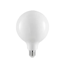 LED lamp E27 6W 2.700K G125 dimbaar opaal 3/set