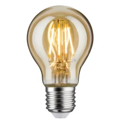 LED lamp E27 6,5W 2.500K goud
