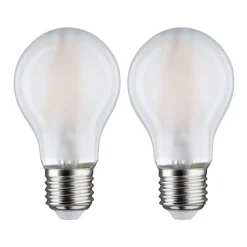 LED lamp E27 7W 2.700K mat 2-pak