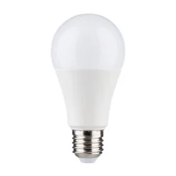 LED lamp E27 12W 2.700K opaal in 4 per pak