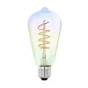 LED lamp E27 4W ST64 820 Filament iriserende dimbaar