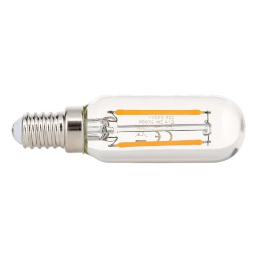 LED lamp E14 3W T25 filament 2.700K helder